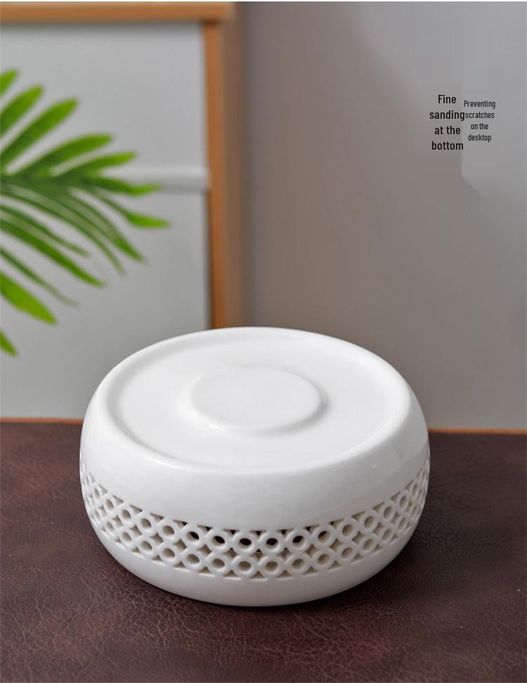 Ceramic Candle Warmer for Tea - Insulating Stove for Boiling and Warming in Home, Restaurant, or Hotel