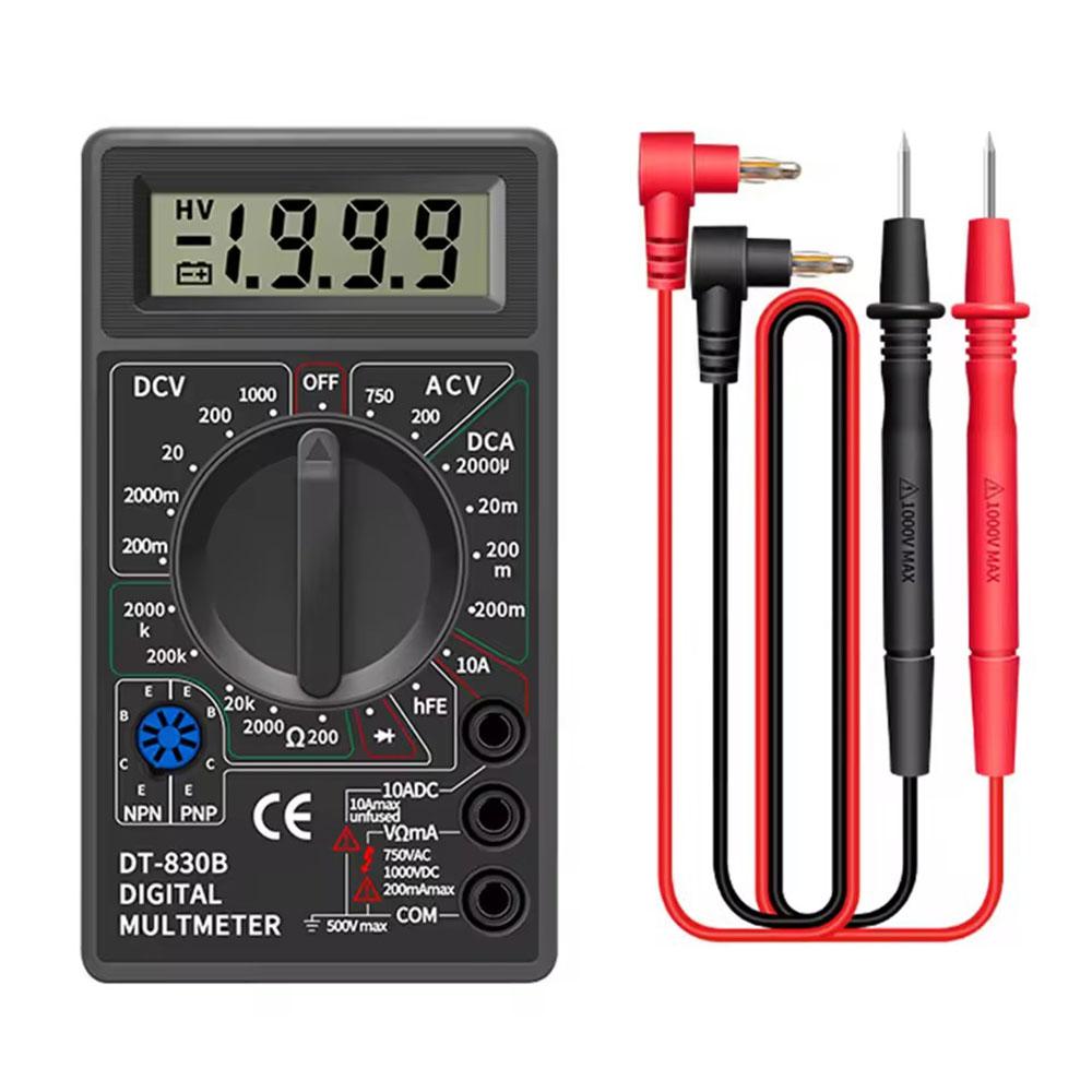 Digital multimeter tester DT830B electric voltmeter ampere meter, portable volts multimeter car battery tester circuit tester