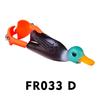 10 Color Floating Duck 9cm Rotating Webbed Road Sub Bait 11g Rotating Tractor Fish Bait Torpedo Frog Biomimetic Bait Lure