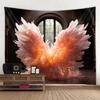 Dreamy Wings Art Decoration Tapestry Angel Starry Sky Wall Hanging Hippie Home Wall Decoration Bohemian Home Background Cloth