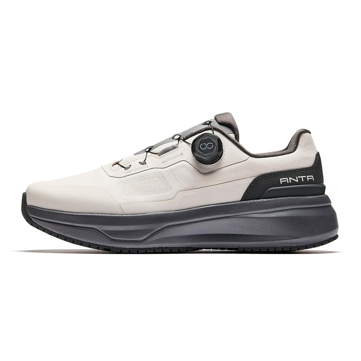 

Anta Fabric Cushioning Slip Resistant Breathable Low top Comprehensive Training Shoes Men s Mud Gray/Ash Gray 112547711-3 40