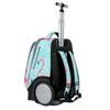 Weishengda Tie Rod Schoolbag, Large Wheel Climbing Stairs, Large Capacity Anti-Splashing Backpack, Student Schoolbag.