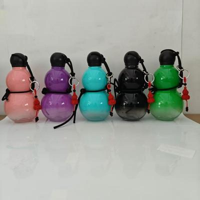 Chinese Retro Style Gourd Shape Water Bottle Large Capacity Plastic Wine Bottle Durable Kettle Sports Fitnes Gym Outdoor  Bottle