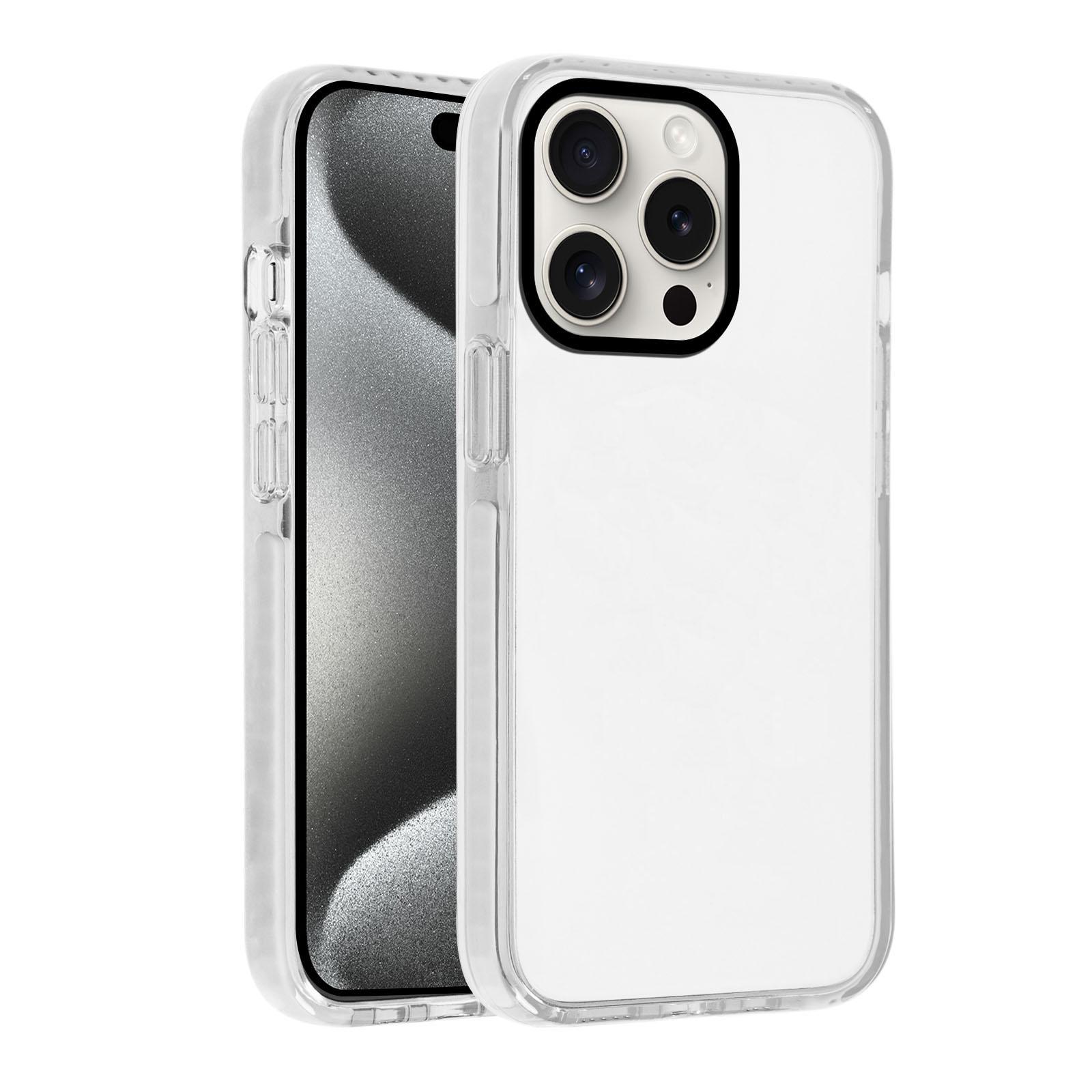 

Luxury Transparent for iPhone 16 15 14 Pro Max Plus 13 12 11 7 Phone Case,Shell Soft TPU Silicone Shock-Absorbing Camera Protection Clear Cover iPhone 16e 2025 білий