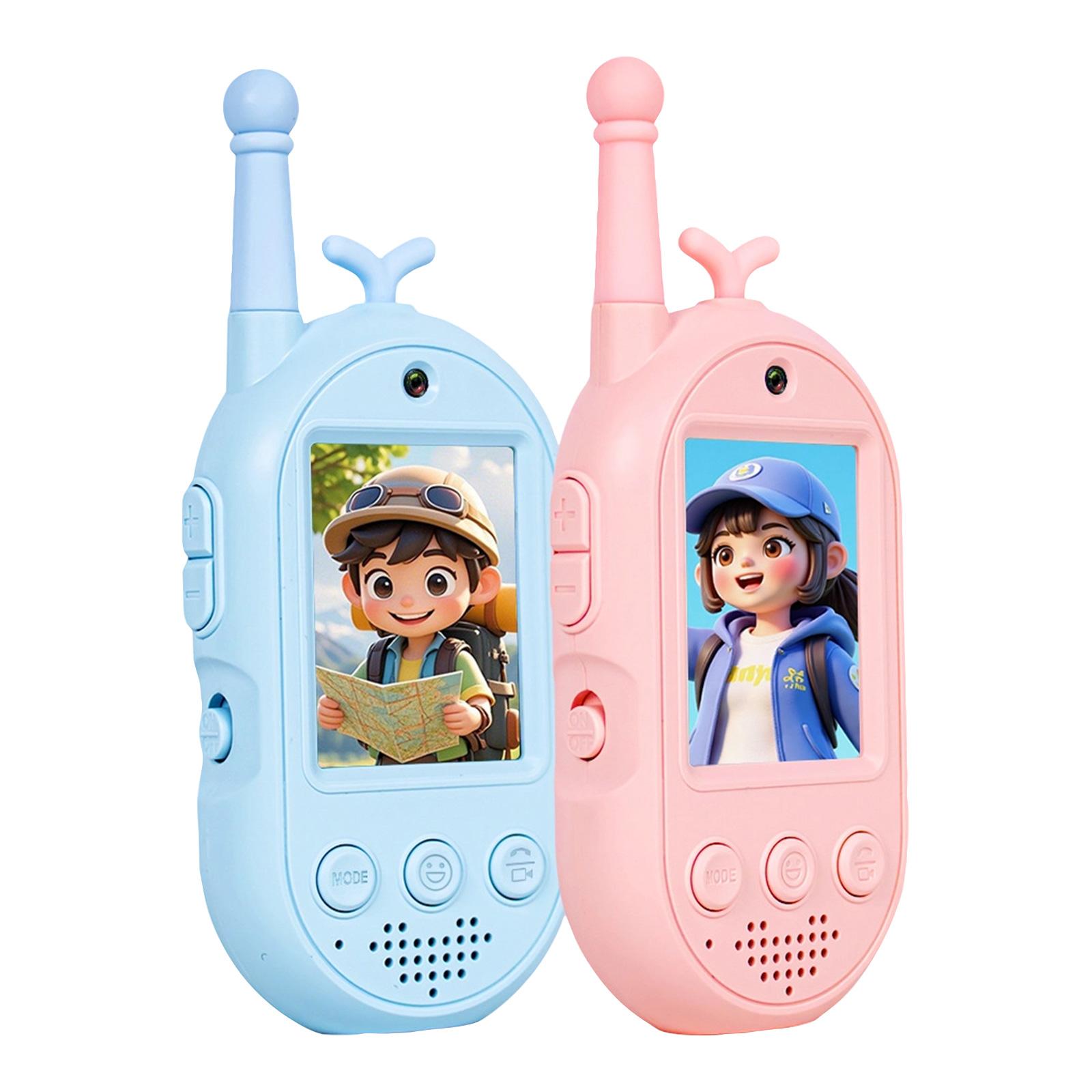 Kids  Video Walkie-Talkie - 2-Pack, Rechargeable Video Walkie-Talkie, Long-Range Indoor/Outdoor Toy, Birthday Gift For Boys And Girls Aged 3-12 One Size