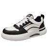 Versatile Fashion White Men Sport Shoes Platform Thick Sole Casual Sneakers Breathable Lightweight Running Shoes Tennis Shoes