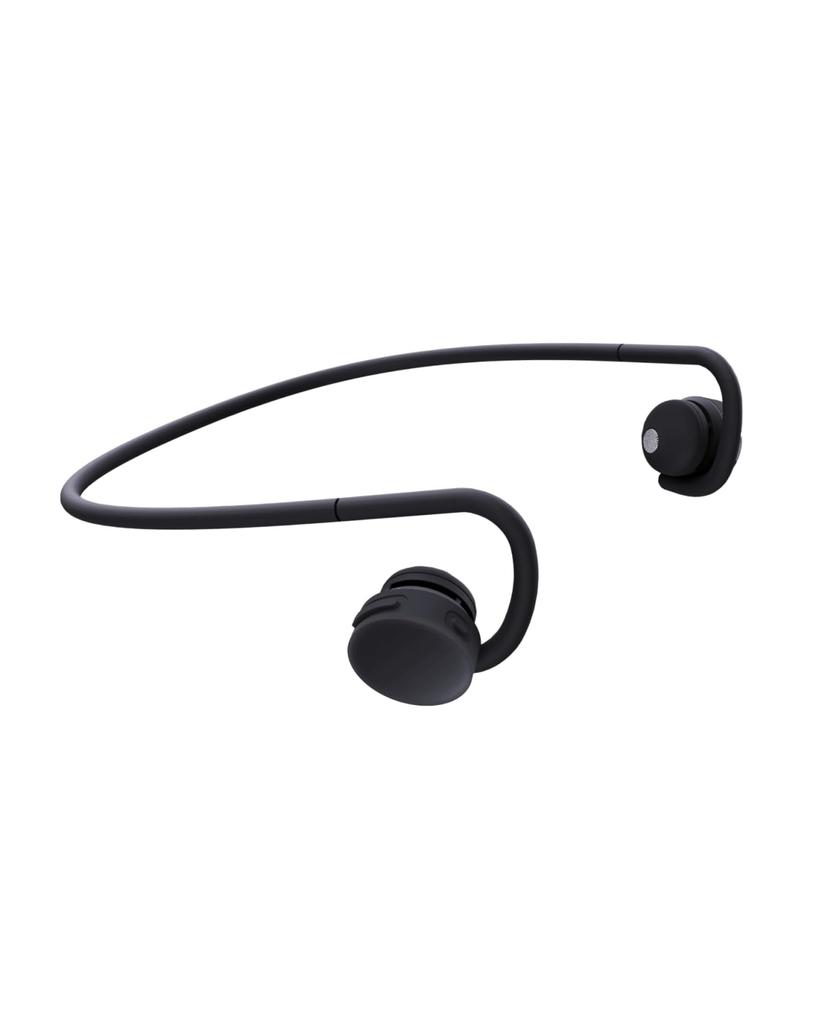nwm Warranty Wireless Neckband nwm GO MBN002 Bluetooth Up to 10 Hours of Dustproof and Waterproof Compact and Available in 3 Fog Black (noom)