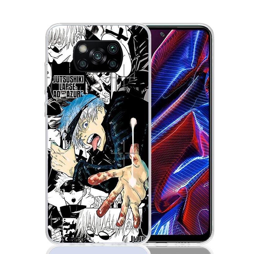 Kaisens Jujutsus Japan Anime Case Phone Cover for Xiaomi Poco X3 Nfc X5 X6 X7 X4 Gt F7 Ultra F6 F5 Pro F4 F3 M5S M5 M4 M3 5G Tre