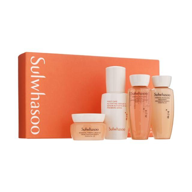 

Sulwhasoo Ежедневный омолаживающий набор с женьшенем (4 предмета), Антивозрастной, Увлажняющий, Корейская косметика, Kbeauty, образец