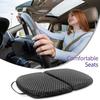Foldable Gel Seat Cushion for Travel, Portable Chair Cushion of Airy Cooling Gel, Honeycomb Seat Cushion for Stadium & Park Bench