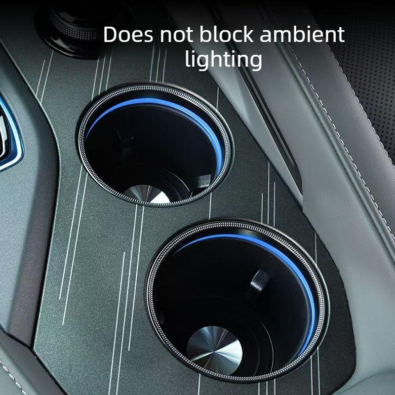 Suitable for Zeekr 001 21-25 Water Cup Cover Central Control Silicone Car Cup Cushion Decoration Car Cup Cover Car Accessories