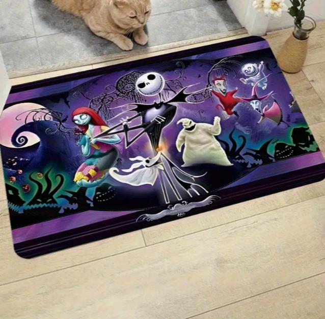Halloween Welcome Doormat for Indoor and Outdoor Bedroom Use Suitable for Home Halloween Kitchen Home Holiday Entrance Mat Decor