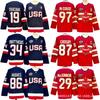Vintage Ice Hockey Jersey Canada Team Retro Embroidered Practice Shirt Mens Cotton Blend Sportswear Training Fan Wear