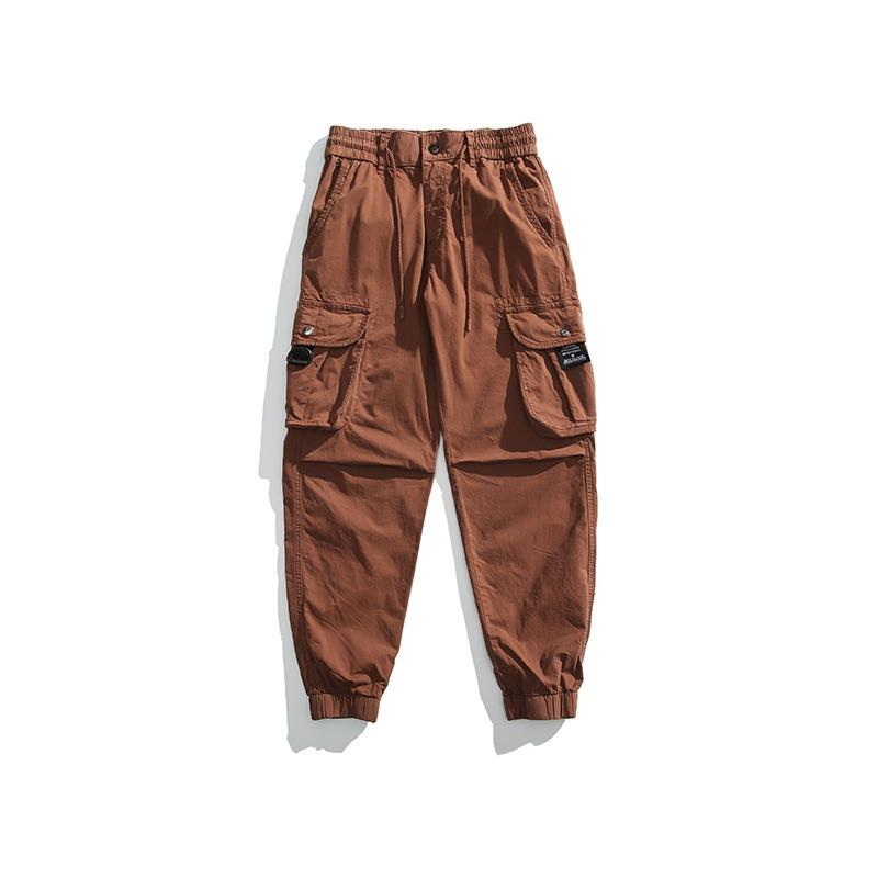 Summer New Overalls Men's Retro Industrial Style Loose Casual Trousers Day Wear Sports Outdoor