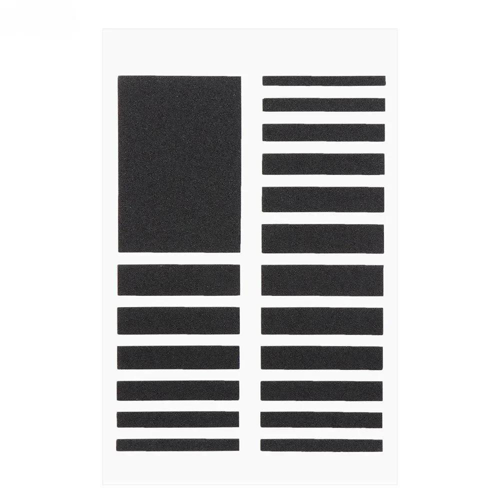 

18PCS New Transparent Ring inner Size for Big Size Rings Anti Lost Invisible Ring Fixed Tightener Reducer Resizing Sticker чорний