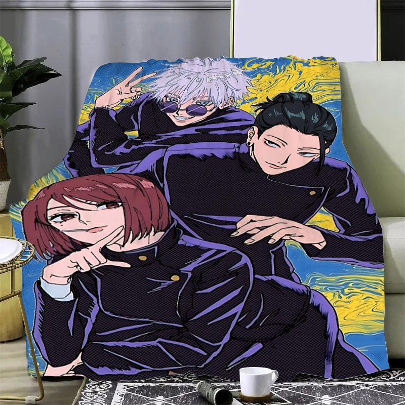 Hot Japan Anime K-KaisenS Printed Blanket Picnic Blankets Blanket Soft Comfortable J-JujutsuS Blanket Home Travel Birthday Gift