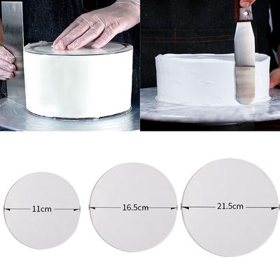 2 Adet Yuvarlak Akrilik Pasta Diskleri Üstü Tekrar Kullanılabilir Pasta Tahtaları Pastalar İçin Disk Tabanı Süsleme Dekorasyon Malzemeleri Pişirme Kapları Aksesuarları