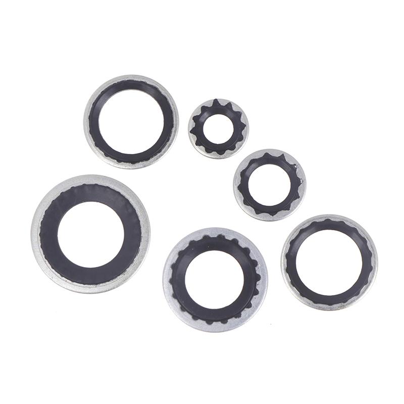 10Pcs Air Conditioning Sealing Gasket For Car A/C System Expansion Valve Gasket Accessories