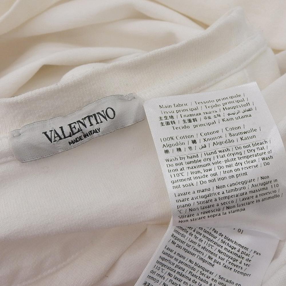 Valentino VLTN Logo Cotton T-Shirt, Men's, White, Size XL Tops XL whiteUsed