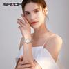 Sanda Luxury Women's Quartz Wristwatch - Lightweight, Trendy, Diamond Inlaid, Casual, Waterproof.