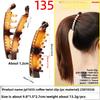 Banana Hairpin Ponytail Twist Vertical Clip Elegant Back of The Head Shows Hair VolumeHeadwear
