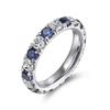 Bright Green Cubic Zirconia Ring Female Engagement Party Jewelry Noble Lady Fashion Wedding Ceremony Accessories Gift
