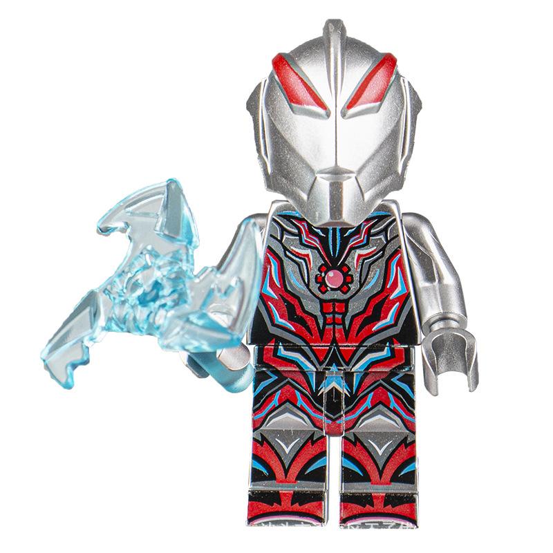 Ninja Warrior Superhero Doll With Weapon Single Building Block Assembly Toy