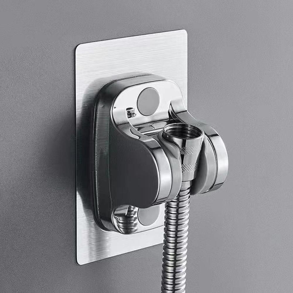 Shower Head Holder Wall Mounted Showerhead Bracket Bathroom Handheld Shower Non Perforated Sprayer Rack Bathroom Accessories