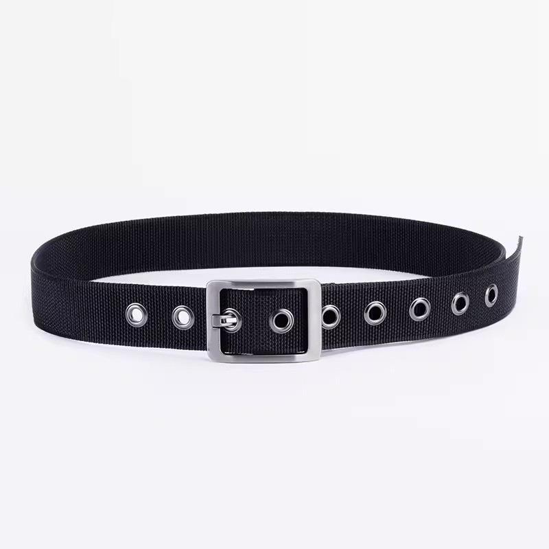 Men'S Belt Autumn Blue Canvas Casual Nylon Pin Buckle Belt Belt