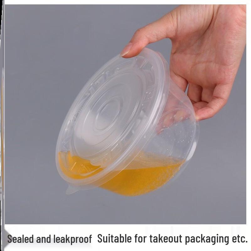 ZISIZ Thickened Disposable Plastic Bowls