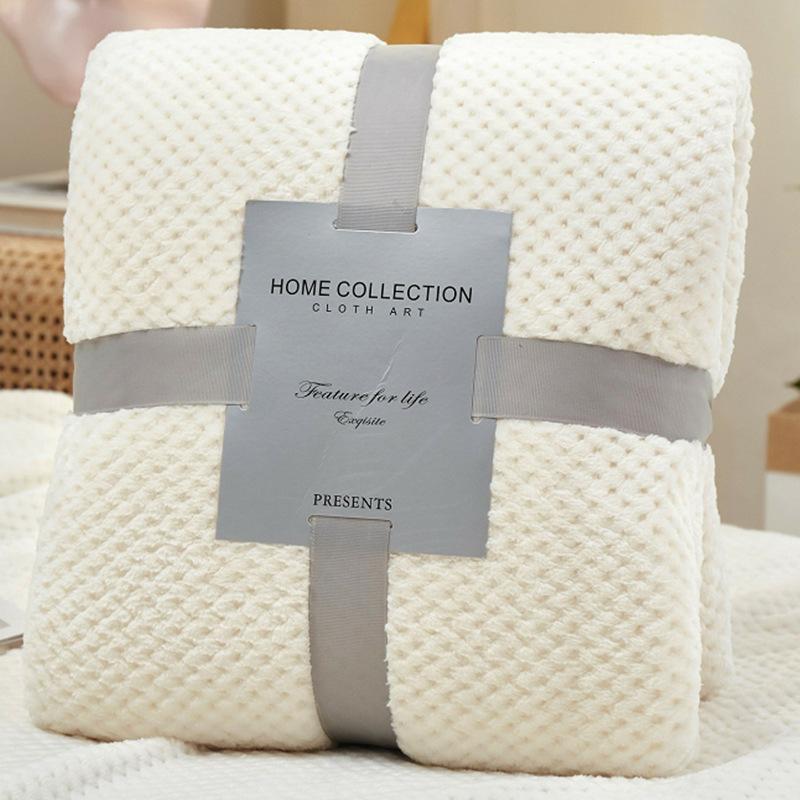 Plaid Thicken Flannel Soft for Baby Newborn Receiving Blankets Bed Accessories Sofa Blanket Stroller Siesta Cover Kids Gift