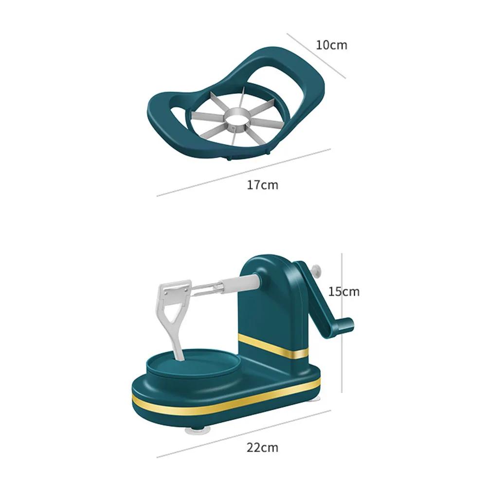 Apple Peeler 3 in 1 Hand-cranked Fruit Peeler Stainless Steel Core Slice Cutter Slicing Tools Kitchen Apple Slicer Corer Cutter