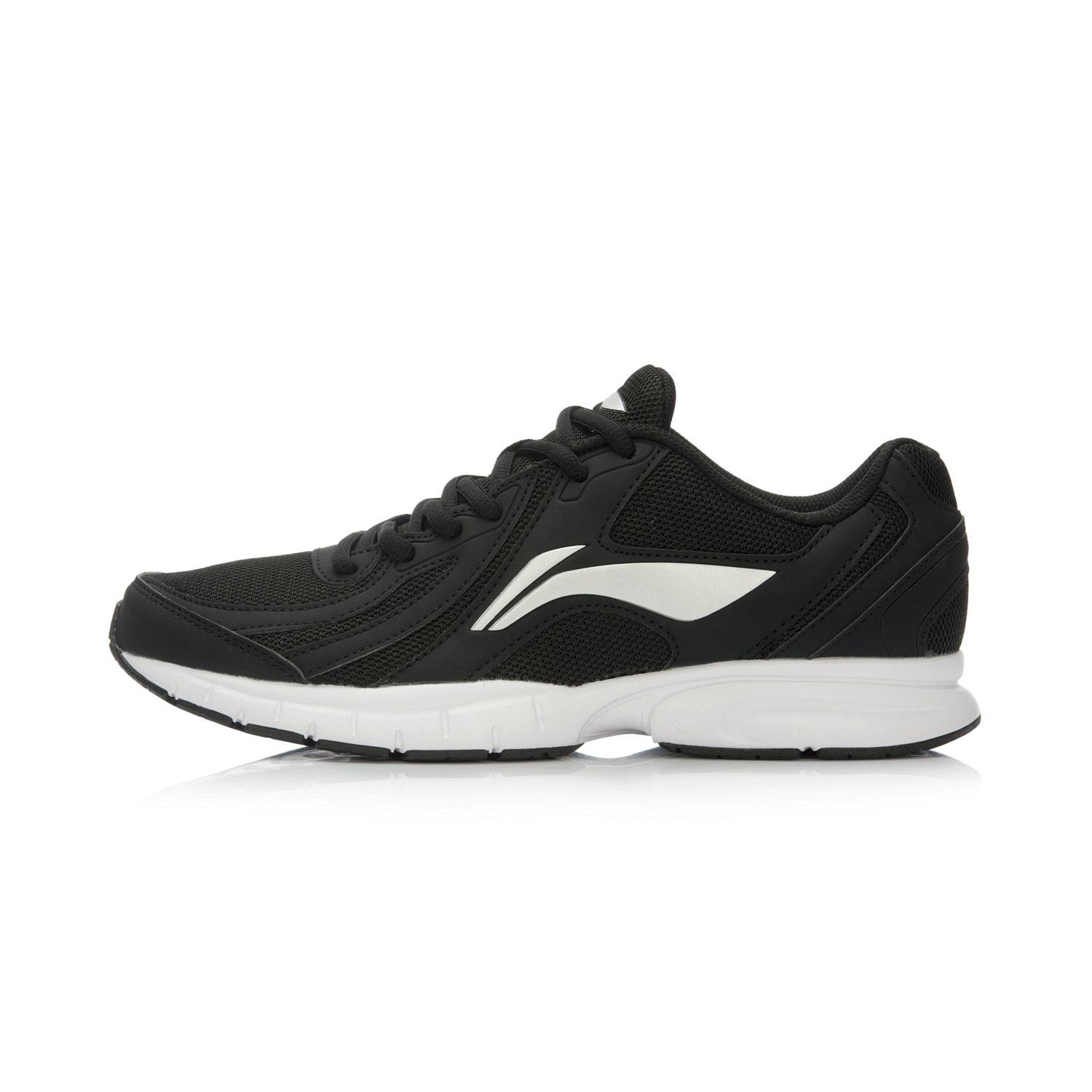 

New LiNing Shock Absorbers Slip Resistant, Abrasion Resistant, Lightweight Low Top Casual Running Shoes Men s Black White ARBS009-1 39.5