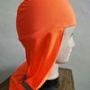 Stripe Polyester Sun Runner Cap Elastic Sun Shade Hat Neck Wrap Cooling Breathable Skull Caps