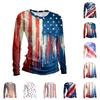 Damen Langarmshirt Damen Lässiges Rundhals Langarm Bedrucktes Oberteil