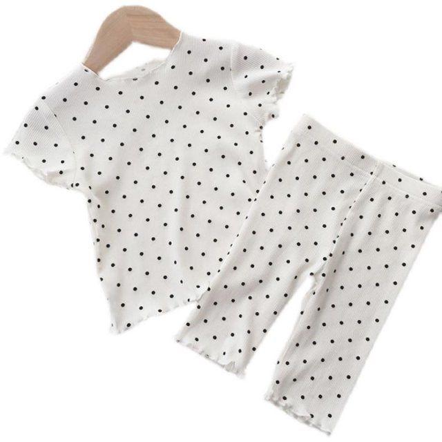 Kids' Summer Airy Pajama Set – Short-Sleeved, Two-Piece Outfit for Boys and Girls, Indoor/Outdoor Wear