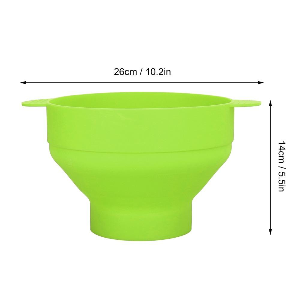 Collapsible Fold Popcorn Bucket Round Food Container Lightweight Snack Tub Popcorn Holding