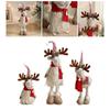 Christmas Sculpture Reindeer Figurine Ornament for Table Centerpieces Housewarming