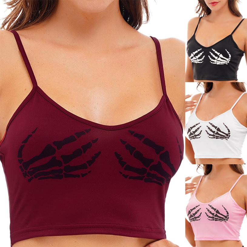 

Модна жіноча футболка без рукавів Камзол укорочений топ Жіноча облягаюча еластична безрукавка Жіноча футболка Вуличний одяг S чорний