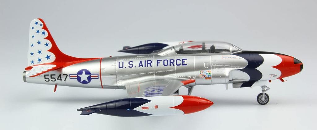PLATZ US Air Force Trainer Shooting Star Thunderbirds Plastic Model 1/72 T-33A AC-52