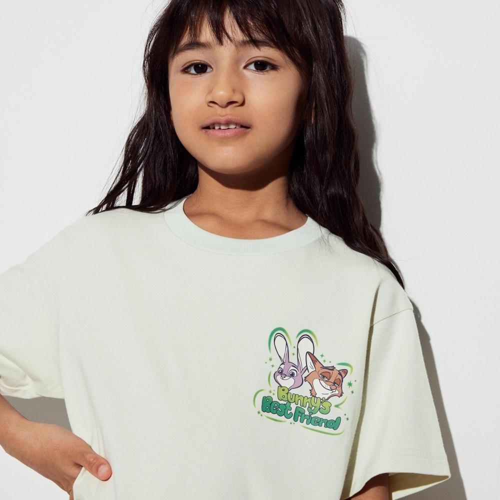 

UNIQLO KIDS Футболка с рисунком Disney UT, короткий рукав, D