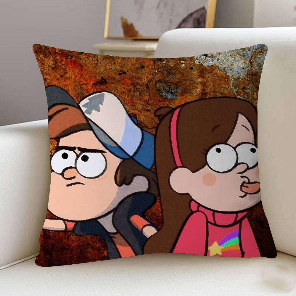 

G-Gravity F-Falls Мультяшна Анімація Подушка Аніме Подушка Диван Ліжко Подушка для Голови Наволочка Чохол для Подушки 45x45 См Мода 12x12Inch