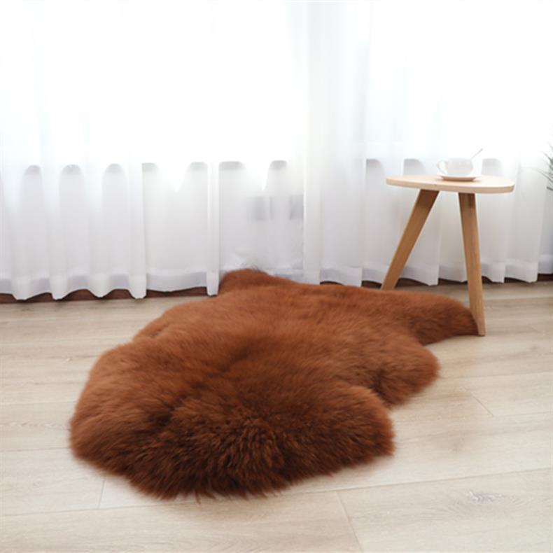 Australian Sheepskin Wool Chair Cushion - Round Mat for Dining Chairs & Sofas