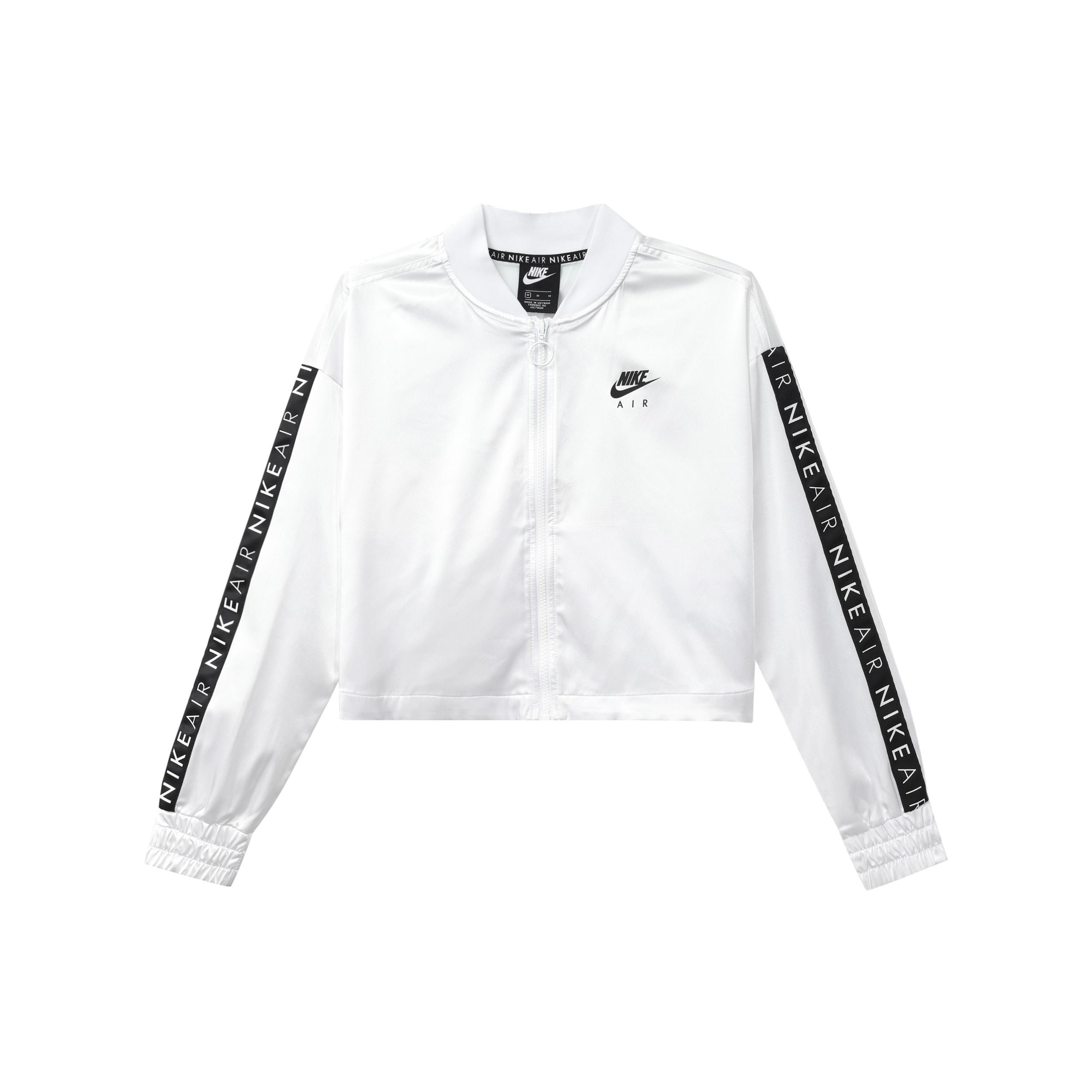 (WMNS) Nike Air Trk JKT Jacket Satin Jacket White Women s BV4780-100 XL