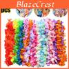 Artificial Flower Hawaiian Necklace 550pcs Summer Tropical Beach Birthday Party Decoration Supplies Wedding Favors For Guests