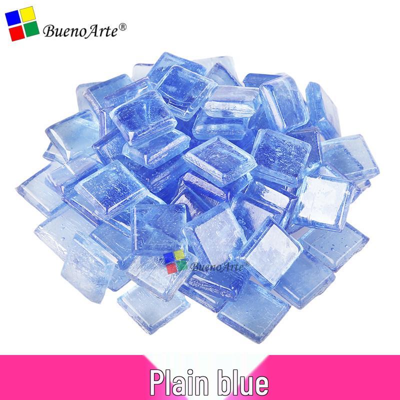 260 Stück 1 cm Transparente Eisjade Mosaik Glasperlen für DIY Kerzenhalter Basteln