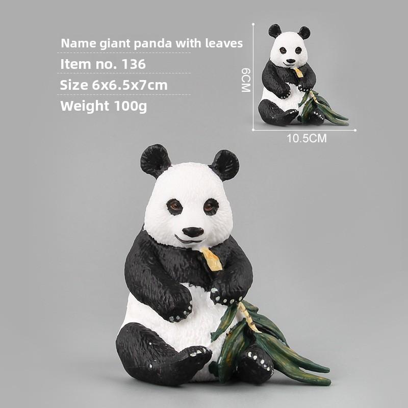 Wildtier Zoo Spielzeug Mit Realistischen Panda Figuren Für Kinder Pädagogisches Spielen