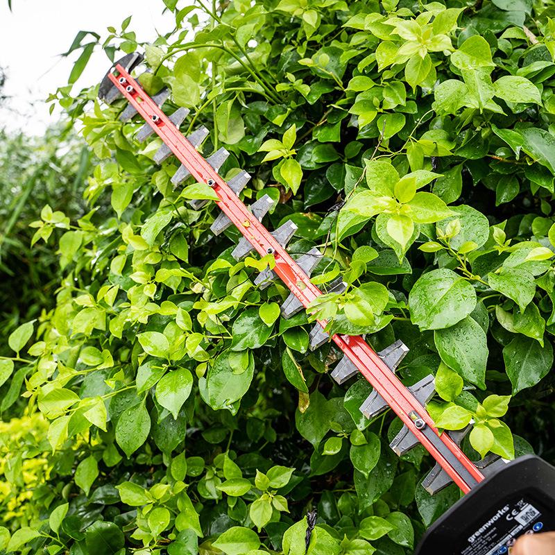Greebo 40V Cordless Electric Hedge Trimmer with Pruning Shears