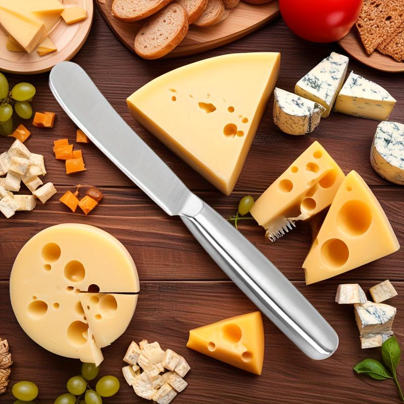 3pcs Stainless Steel Cheese Knife Set, Cheese Cutter, Cheese Grater, Multi-hole Knife, Cut Cheesecake Desserts, Baking Tool Set
