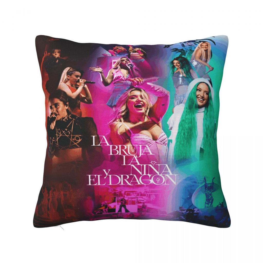 Lolas Indigos Tour Pillowcases Accessories Soft Cushion Cover Throw Pillow Cover Bedroom Decoration Zippered Multi-Size